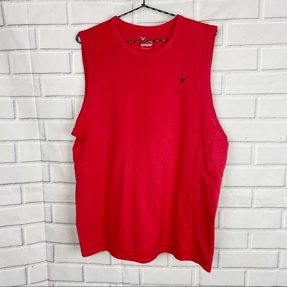 Old Navy Other - Old Navy red Go dry athletic sleeveless shirt Mens size large L